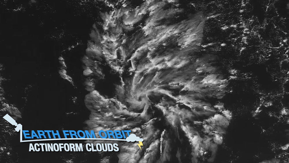 Earth from Orbit: Actinoform Clouds