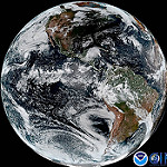View HIGHEST REZ Version in new window. Moon's Shadow Moves East of The Mississippi as seen by GOES-16 during the 2017 Solar Eclipse