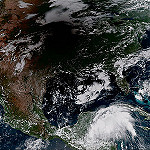 View HIGHEST REZ Version in new window. The East Coast Disappears under the Shadow of the Moon