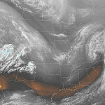 View HIGHEST REZ Version in new window. GOES East Water Vapor Imagery (May 6, 2018)