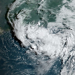 View HIGHEST REZ Version in new window. Clouds Associated with Tropical Disturbance Bubble Up Over Louisiana
