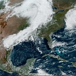 View HIGHEST REZ Version in new window. GOES East Focuses on Dual Storm Systems