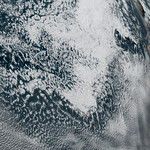 View HIGHEST REZ Version in new window. Von Kármán Vortices Make Swirling Cloud Patterns off Canary Islands