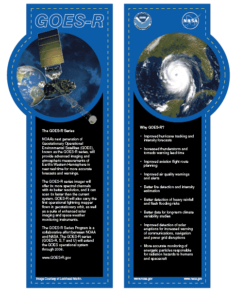 image: GOES-R Ruler and Bookmarks