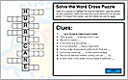 image:  Weather Word Cross Puzzle