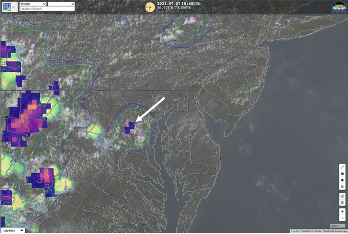 This new experimental AI application is currently being tested in real-time and has the potential to significantly improve guidance for aviation and marine transportation as well as decision support services for outdoor recreational activities like sporting events, festivals, and theme parks. It could even help predict when lightning may strike areas primed for lightning-ignited wildfires, such as those with an abundance of dry fuels experiencing specific weather patterns like high-pressure cells over the western United States that contain moist, monsoon-like air masses.