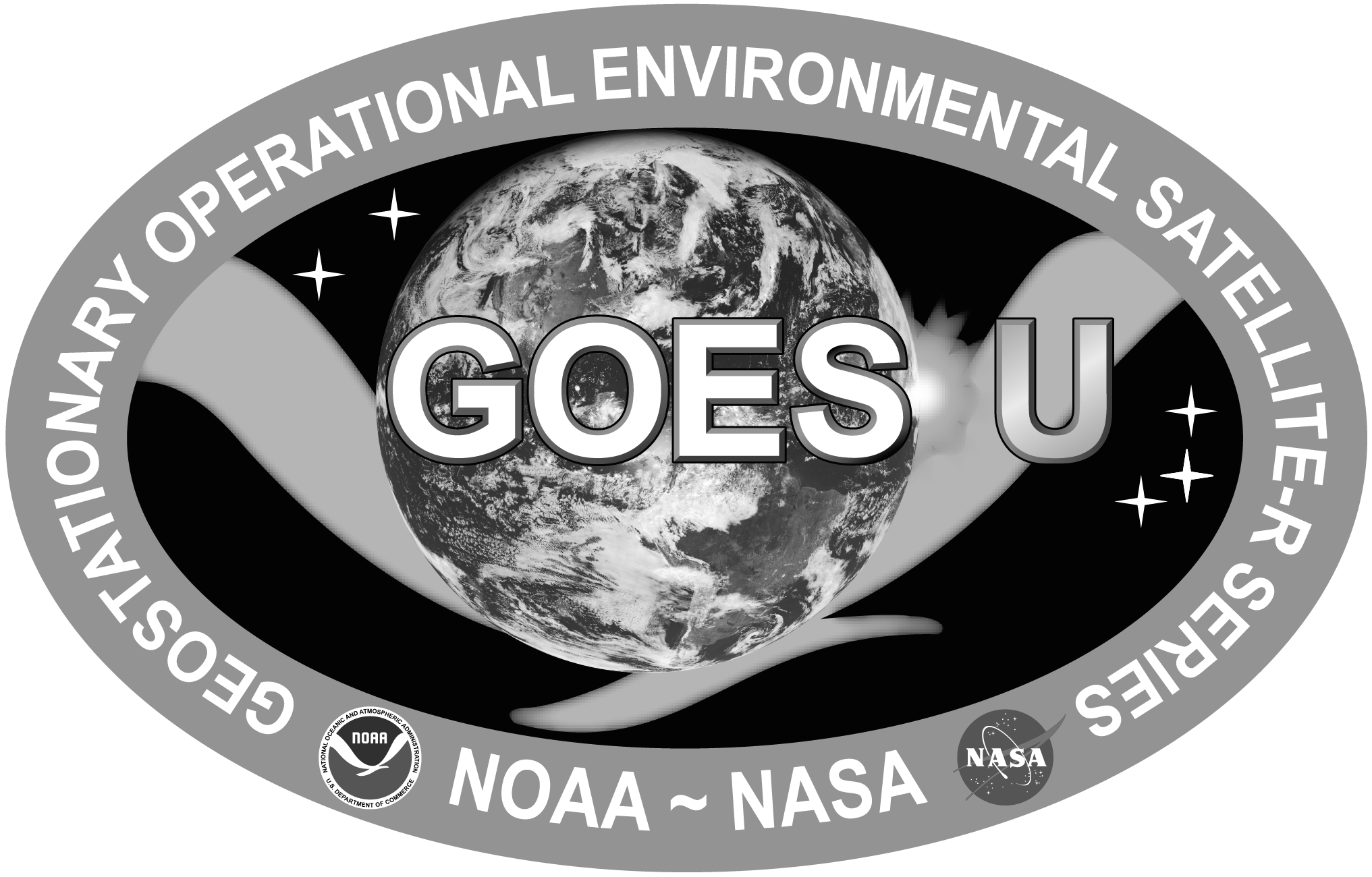 greyscale GOES-U logo (PNG)