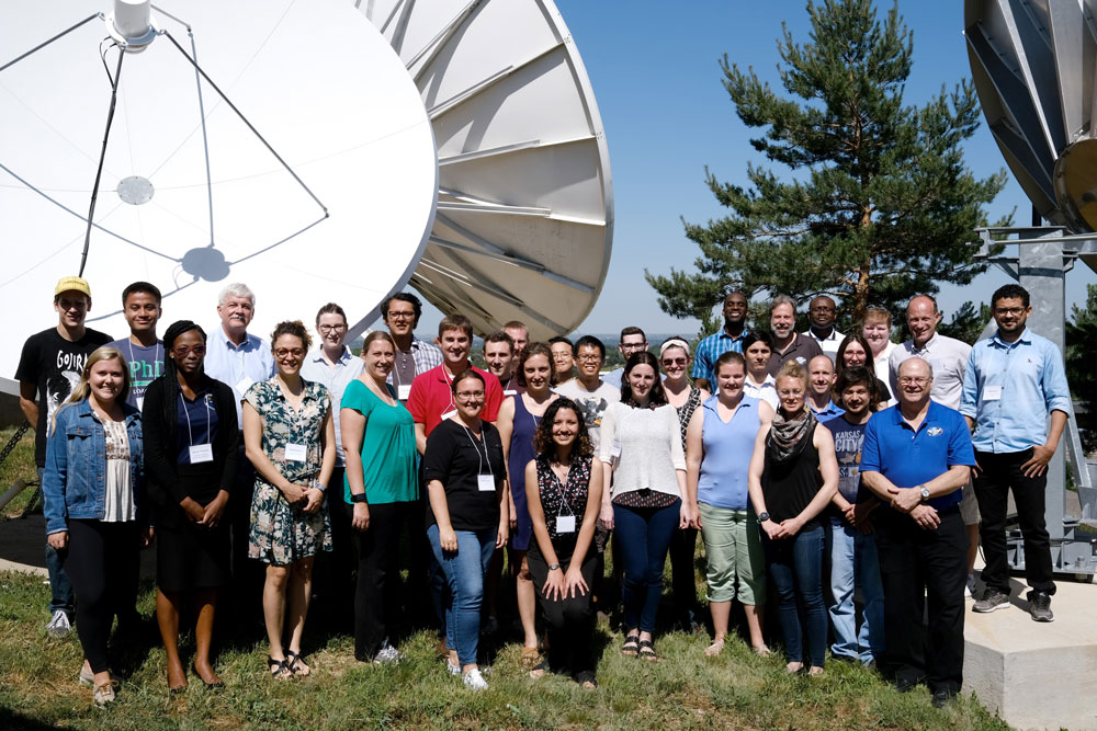 NOAA/NASA Satellite Meteorology Summer Workshop participants with GOES-R instructors. 