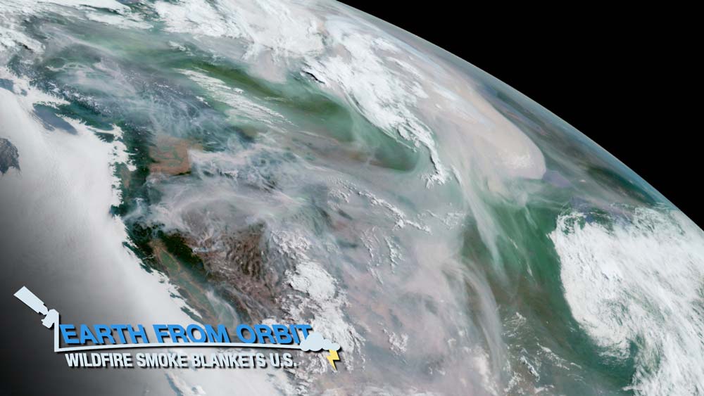 Earth from Orbit: Wildfire Smoke Blankets U.S.