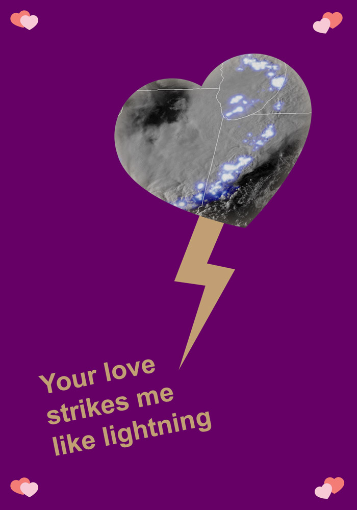 your love strikes me like Lightning