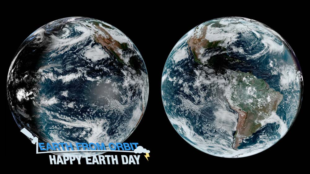 Earth from Orbit: Celebrating Earth Day with NOAA Satellites image