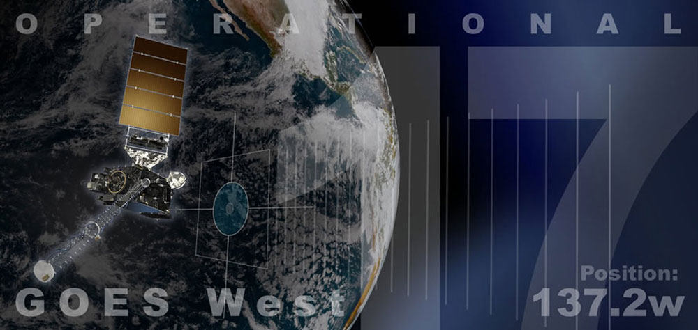  GOES-17 is Now Operational as NOAA’s GOES West