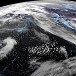 View HIGHEST REZ Version in new window. GOES West Watches Aleutian Low