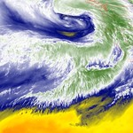 View HIGHEST REZ Version in new window. Earth from Orbit: Atmospheric Rivers Hit West Cost