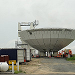 View HIGHEST REZ Version in new window. GOES-R W-1 Antenna under Construction at WCDAS