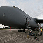 C-5 with GOES-S Aboard Ready for Takeoff