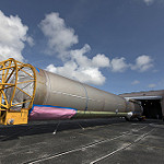 GOES-S Atlas V Booster Arrives at ASOC 