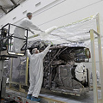 GOES-S Inspected after Uncrating 