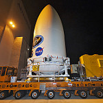 GOES-S Spacecraft Transport from Astrotech to Pad 41 