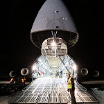 Inside the C-5 that Carried GOES-S from Colorado to Florida