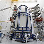 GOES-S Encapsulation in Progress 