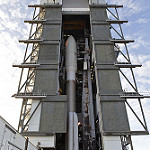 GOES-S Begins Rollout to Pad