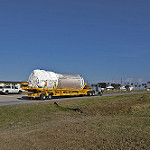 GOES-S Centaur Transported to Delta Opearions Center 