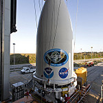 GOES-S Spacecraft is Lifted for Mate
