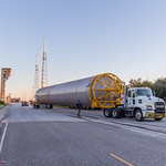 GOES-T Atlas V Booster Transported to Vertical Integration Facility 