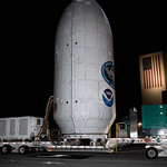 View HIGHEST REZ Version in new window. GOES-U Arrives at Launch Complex 39A
