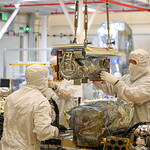 GOES-U CCOR Lowered onto Solar-Pointing Platform 