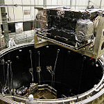 GGOES-R Satellite Lowered into Thermal Vacuum Chamber Image 2