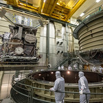 GOES-T Lifted to Thermal Vacuum Chamber 