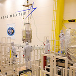 GOES-U GLM Lifted for Installation on Spacecraft