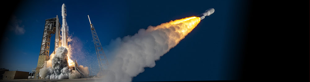  GOES-T lifts off the launchpad and streaks across the sky